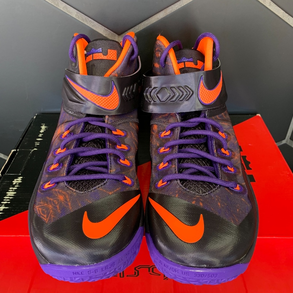 Nike Lebron Zoom Soldier VIII 8 Cave Purple Shoe - Picture 3 of 6